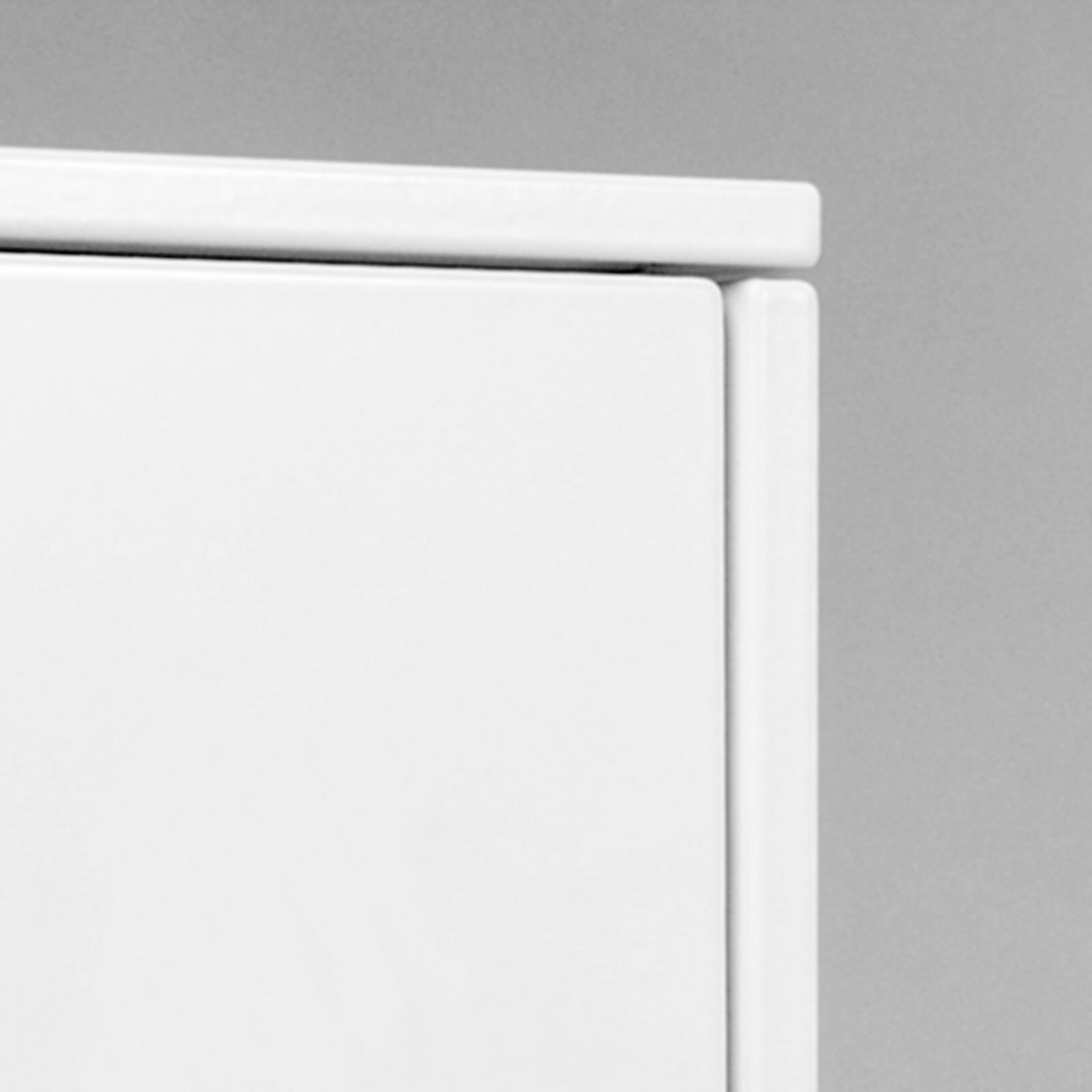 Hidden push to open system that is mounted inside the cabinet